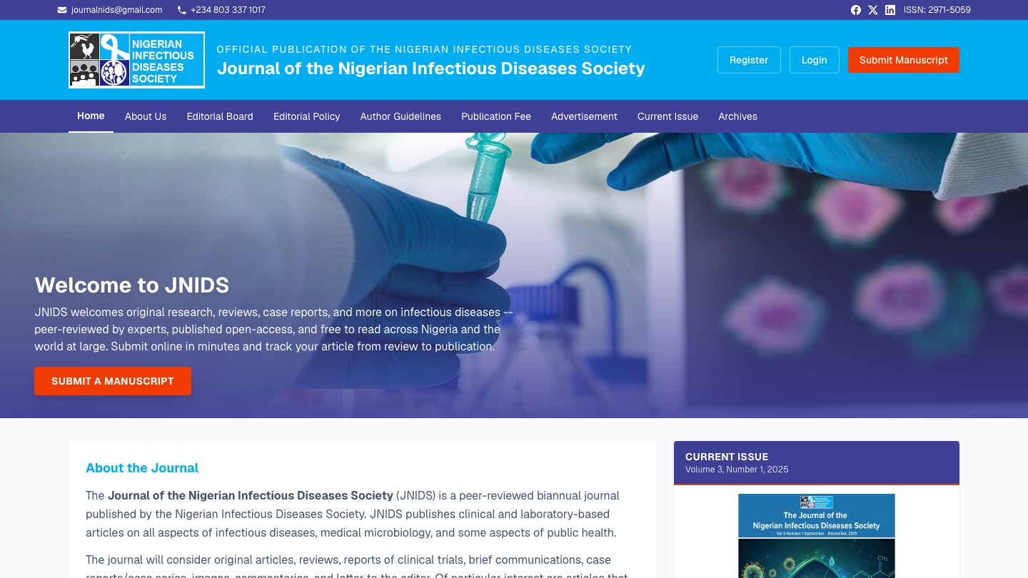 Journal of the Nigerian Infectious Diseases Society