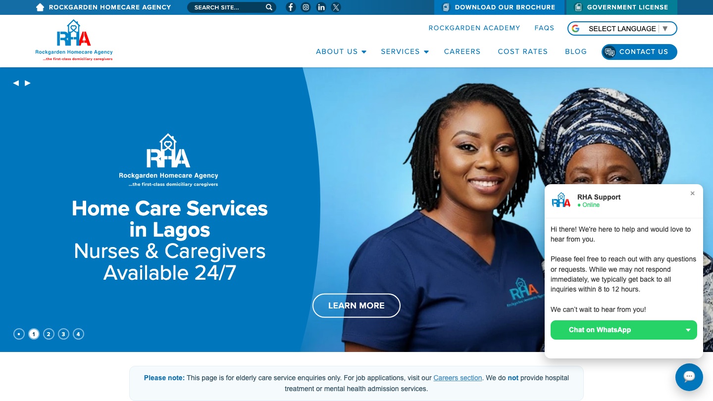 Rockgarden Homecare Agency
